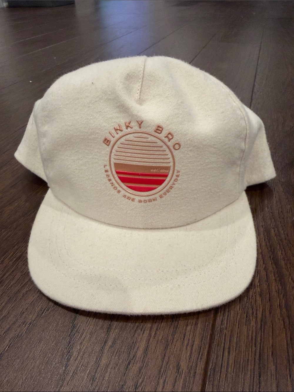 Binky Bro Toddler Snapback Hats in Off White - C39-127
